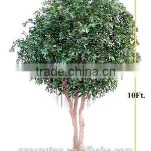 Located in China Hotel Hall High Simulation Competitive Price All Kinds of 10ft High Bonsai Banyan Tree Plastic thumbnail-5