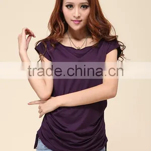Ladies Fashion Candy Color Summer Style Female T-shirt Shirt Sell Like Hot Cakes Top thumbnail-4