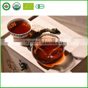 Wholesale Mellow Taste Weight Lose Loose Puerh Tea Highly Welcomed Detox Tea Yunnan Famous Ripe Royal Puer Tea thumbnail-5