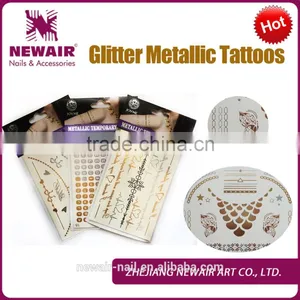 New 2016 Hot-sale Metallic Temporary Tattoo Sticker thumbnail-1