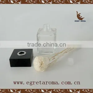 EA3-0853 Gift Set Sola Flower on Square Galss Bottle Fragrance Reed Diffuser With Rattan Sticks thumbnail-2