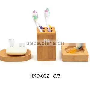 Novelty Simply Bamboo Bathroom Accessories Set thumbnail-1