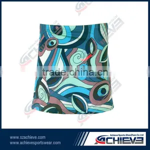 Customize Patten Netball Skort Without Briefs With Nice Printings thumbnail-1