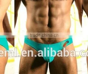 Wholesale Mens Sexy U Convex Pouch Low Waist Lycra Cotton Boxer Brief thumbnail-4