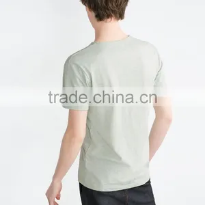 Causal Cotton v Neck t Shirt With Wholesale Price thumbnail-3