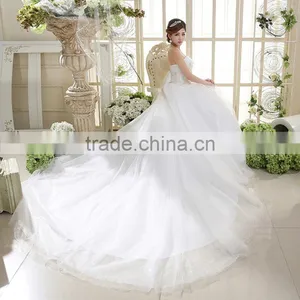 China Custom Made Wedding Dress Low Price Guangzhou Wedding Dress thumbnail-2