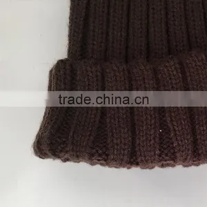 Myfur Top Quality Men Winter Wool Beanie Hat With Detachable Fox Fur Pom Pom thumbnail-4