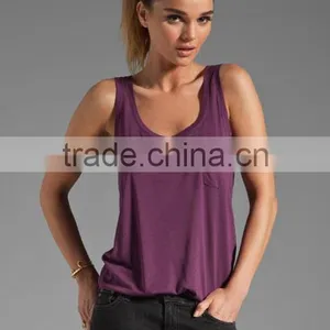 Loose Pocket Tank Top Women thumbnail-1