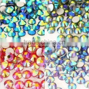 Flat Back Crystals Color Chart Non Hot Fix Rhinestones Flatback Glass Rhinestone thumbnail-2