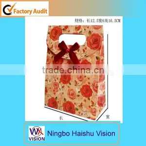 Rose Romantic Exquisite Flip Presents Gift Paper Wrap Packaging Bag Small Rose Romantic Exquisite Flip Presents Gift Paper thumbnail-1