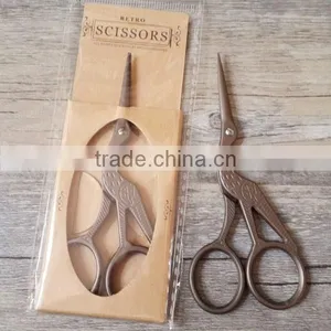Antique Zakka Scissors Embroidery Bird Scissors Craft Thread Scissors thumbnail-2