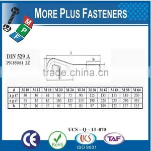 Made In Taiwan DIN 529 Anchor Bolt thumbnail-5