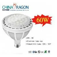 LED High Power PAR38 Spotlight 60 Watt Light Source E27 Screw thumbnail-1