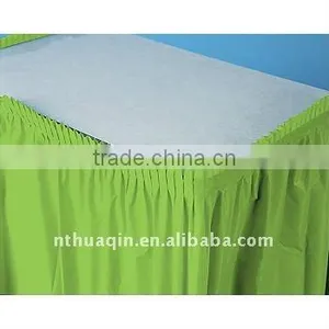 Polyester Wedding Table Skirting Table Skirts Table Linen thumbnail-1