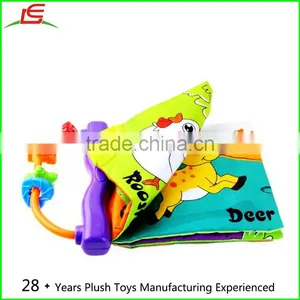 0-12 Month Baby Rattles Teether Toys Soft Plush Waterproof Baby Bath Book thumbnail-3
