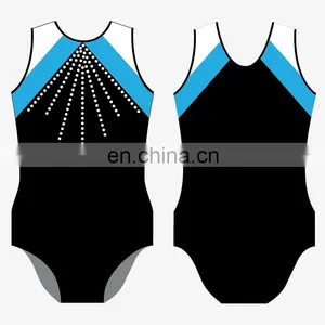 OEM Hot Sale Dry Fit Sexi Dance Leotards for Women Stage Dance Printed Leotards thumbnail-3