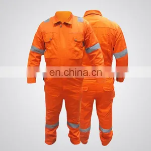 Cheap 100% Cotton Fire Retardant Coverall for Safety Protective Overall thumbnail-4