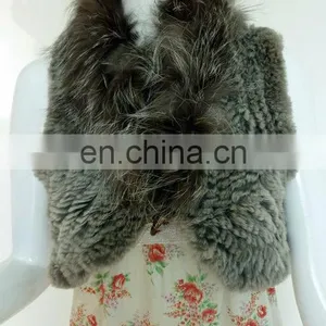 2013 Fashion Women Rex Rabbit Fur Vest thumbnail-1
