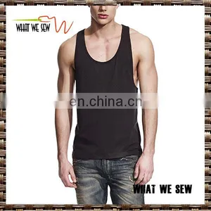 5%spandex 95% Cotton Fashion Style Fitness Tank Top for Men With Factory Price thumbnail-1