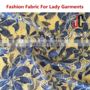 New Fashion JC030 Textile Vintage Style T/C Nylon Cotton African Wedding Lace Fabric thumbnail-2