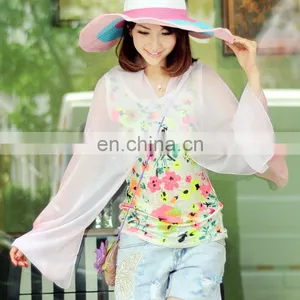 2015 Summer Uv Protection Hand-painted Raglan Sleeves Cape(PP540GL-P) thumbnail-5