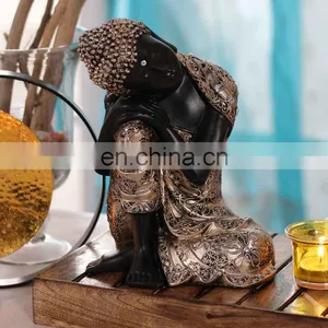 Handmade Decor Polyresin Vivid Dancing Fat Woman Figurines thumbnail-1