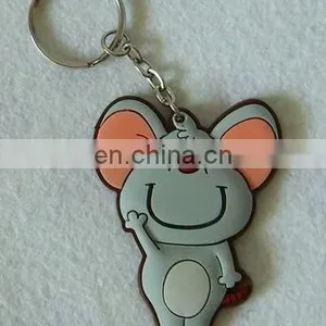 Lovely Custom Soft PVC Animal Shaped Keychain thumbnail-1