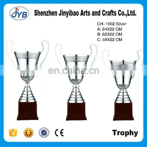 Wholesale Award Football Sports Gold/Silver Metal Trophy Cups thumbnail-2