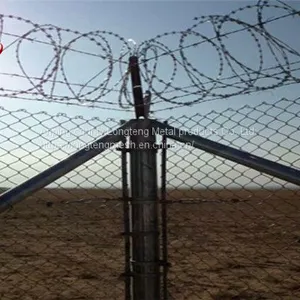 Galvanized Razor Barbed Wire Concertina Wire Coil thumbnail-2