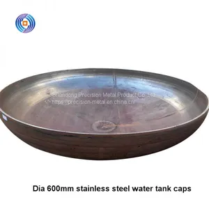 Fresh Dia 600mm Thk 0.36mm 304 Stainless Steel Water Tank Lids for Horizontal Tank thumbnail-1