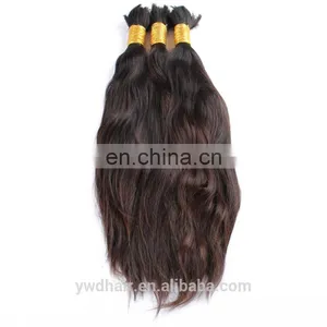 Natural Brown Raw Human Hair Bulk 12-40Inch Malaysian Bulk Hair 8A Grade 100% Malaysian Straight Virgin Hair thumbnail-1
