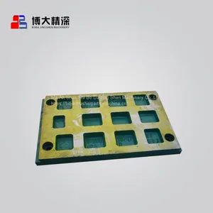 Metso C110 Jaw Crusher Spare Parts Fixed Jaw,swing Jaw Plate thumbnail-1