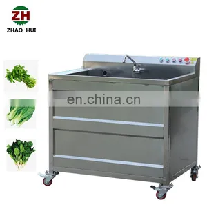 Commercial Automatic Air Bubble Fruit Washing Machine for Sale thumbnail-6