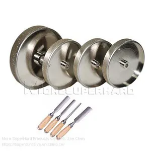CBN Grinding Wheel for Woodturning Tools - Zoe@moresuperhard.com thumbnail-2