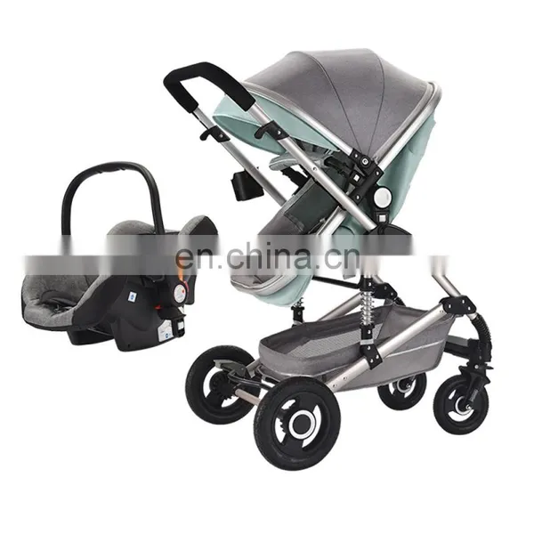 Hot Sale Baby Perambulator Stroller2018 Baby Pink Pushchairs Carseat Set photo-6
