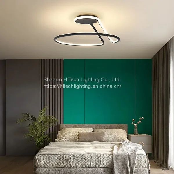 Creative Aluminum Line Led Chandeliers For Balcony Aisle Bedroom Lighting Lamp Modern Minimalist Room Lights Kitchen Fixtures photo-3