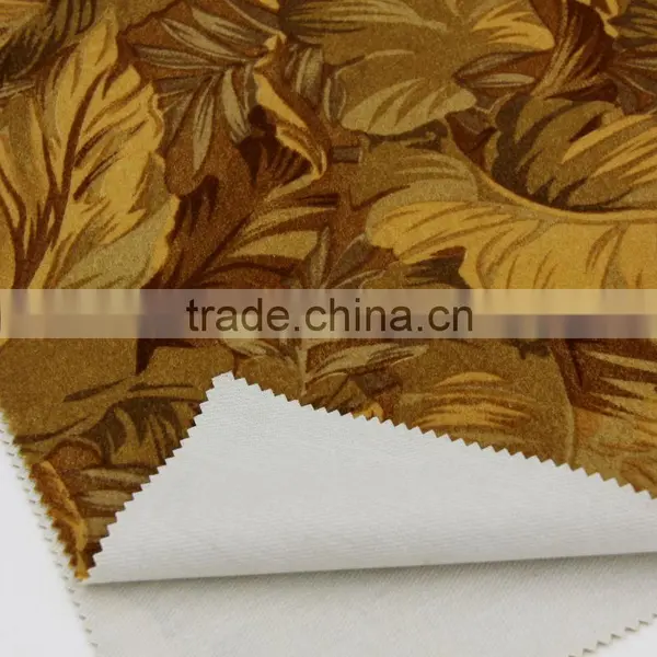 Zhejiang Plant Digital Print Fabrics Textile Leaf Pattern photo-3