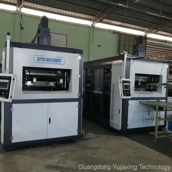 JS850x560 Fully Automatic Servo Disposable Plastic Cup Bowl Making Thermoforming Machine photo-3