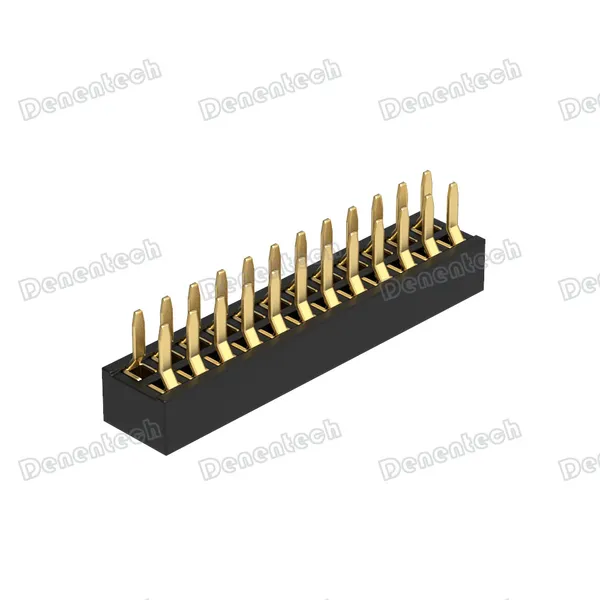 Denentech 1.27mm Pitch Female Header H2.10 Dual Row Straight Connector photo-4