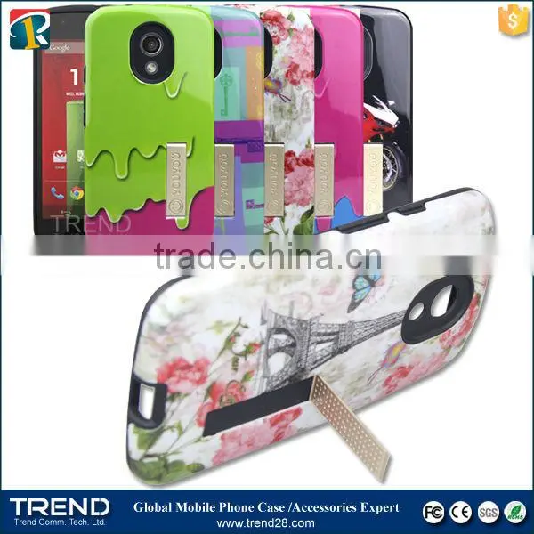 China Supplier Hybrid Combo Kickstand Phone Case for Moto G2 photo-2