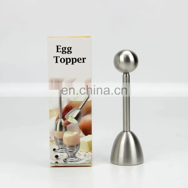 Stainless Steel Kitchen Egg Shell Boiled Cooked Topper Egg Cutter Opener photo-2