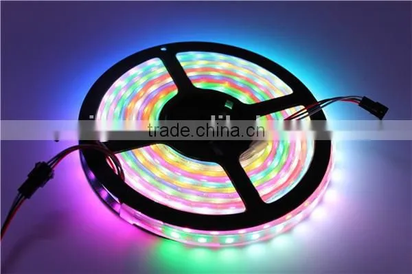 5050 SMD 30/60LED/M RGB Full Color Dream Color WS2812 LED Strip Light With IP67 Waterproof Tube photo-5