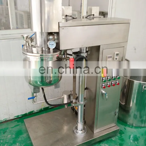 100L SS 304 Steel Vacuum Emulsifier Machine Production Line /Cosmetic Mixing Tank Equipment/chemical Vacuum Emulsifyier photo-2