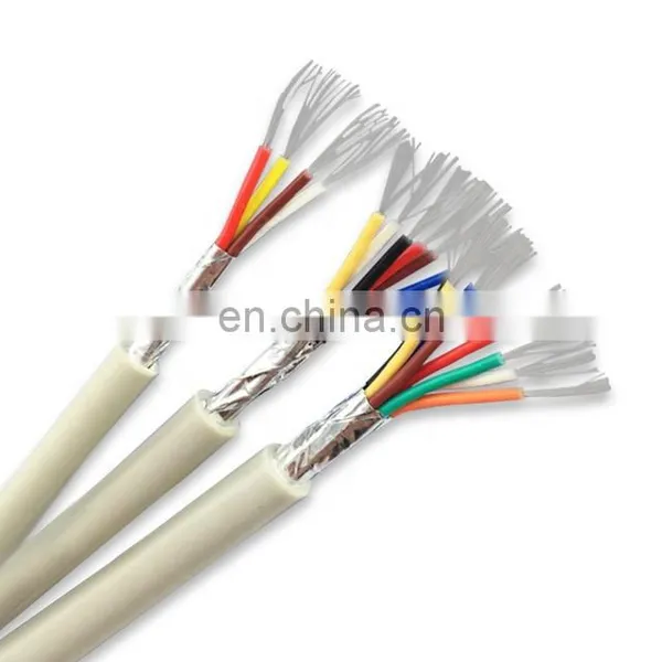 26Awg 6 Core 5Mm Conductor 12/0.12 Electronic Signal Extension Cord Cable Light Gray Pvc Electronical Wires photo-2