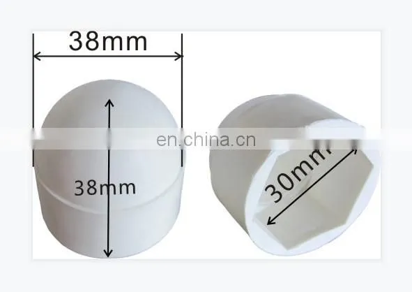 17mm 21mm Nut Cover ca p for M6 Bolt Hex Bolt Plastic ca p Hex Socket Cover ca ps photo-4