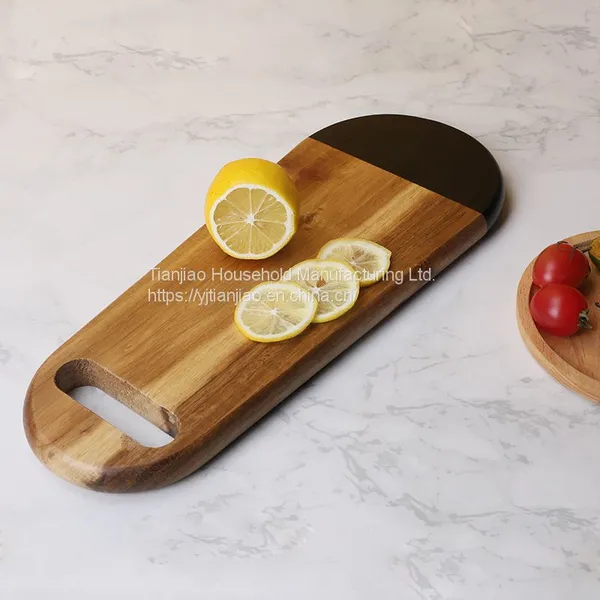 Acacia Wood Serving Cutting Board Kitchen Chopping Tray Boards Meat Cheese Bread Vegetables Fruits Wooden Chopping Blocks photo-3