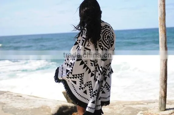 2016 Fashion Round Beach Towel For Summer photo-3
