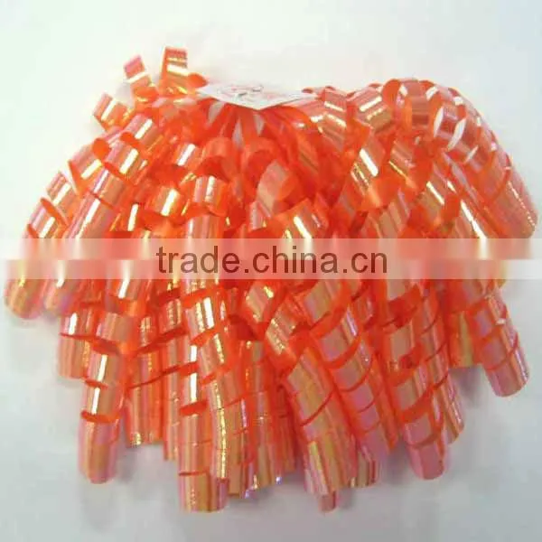 Wholesale High Quality Holiday Decoration Girls Curly Ribbon Bows IN Mixed Color With Clips photo-5