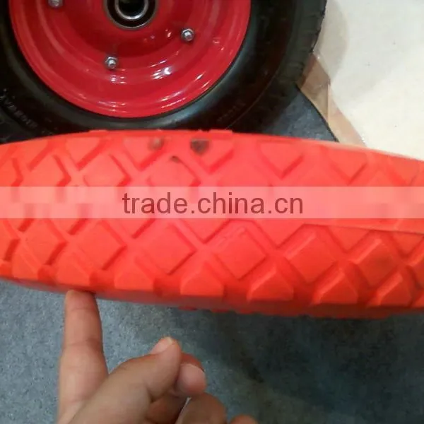 16 Inch Flat Free Wheels/PU Foam Wheel photo-3
