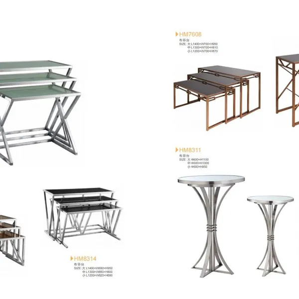 Buffet Table Dining Table Stainless Steel Table photo-2